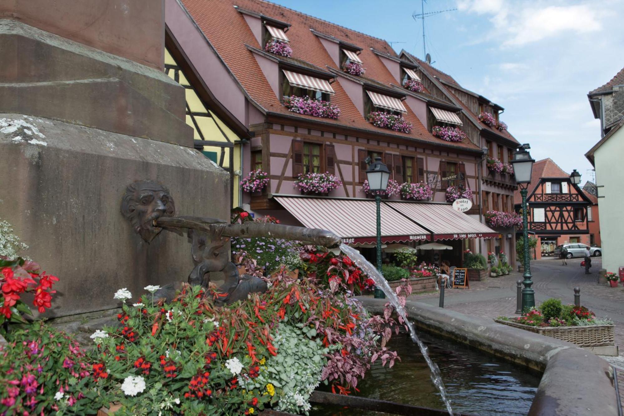 Hotel Au Lion Ribeauvillé Exteriér fotografie